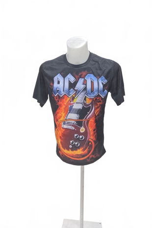 Pánské tričko Genesis s potiskem, barva černá, velikost M