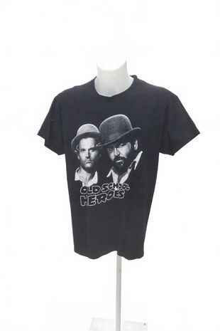 Pánské tričko Genesis s potiskem, barva černá, velikost XL