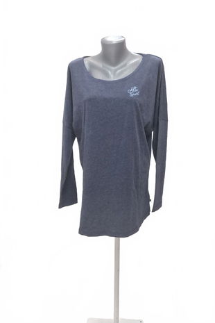 Dámské tričko Altisport bez potisku, barva modrá, velikost 2XL