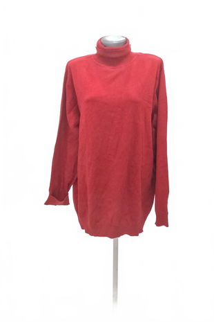 Dámský svetr Bpc Selection, barva červená, velikost 54
