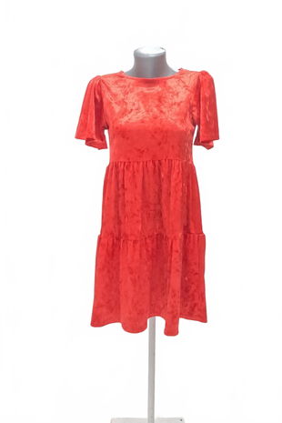 Dámske šaty Sinsay, farba červená, veľkosť XS