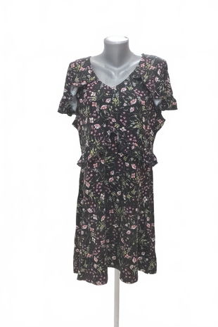 Dámské šaty F&F, barva květovaná, velikost 48
