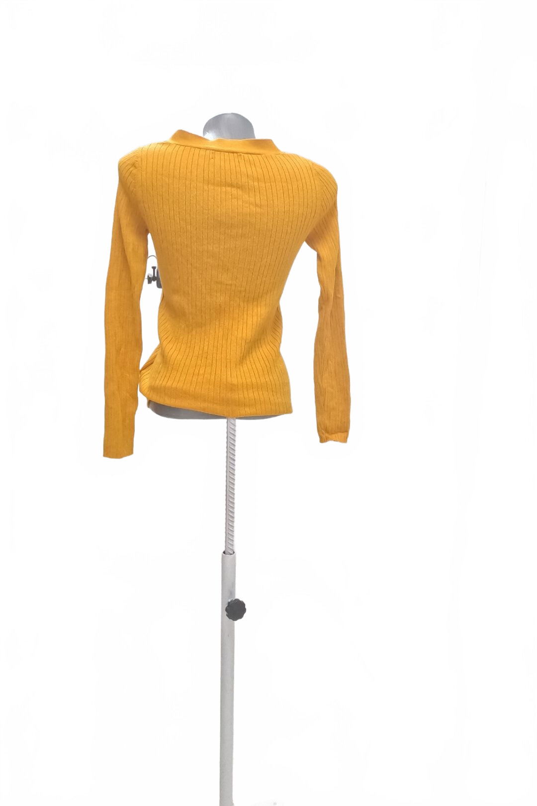 Dámsky sveter Jean Pascale, farba žltá, veľkosť XS