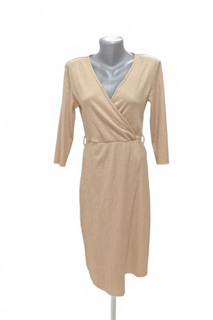 Dámske šaty Reserved, farba béžová, veľkosť S