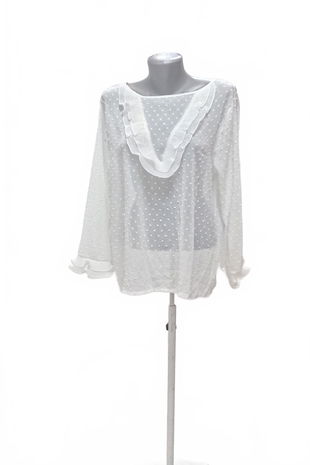 Dámská halenka Genesis, barva bílá, velikost XL