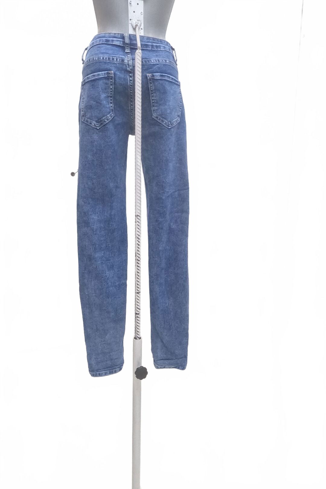 Dámske nohavice Shein, farba denim, veľkosť XS