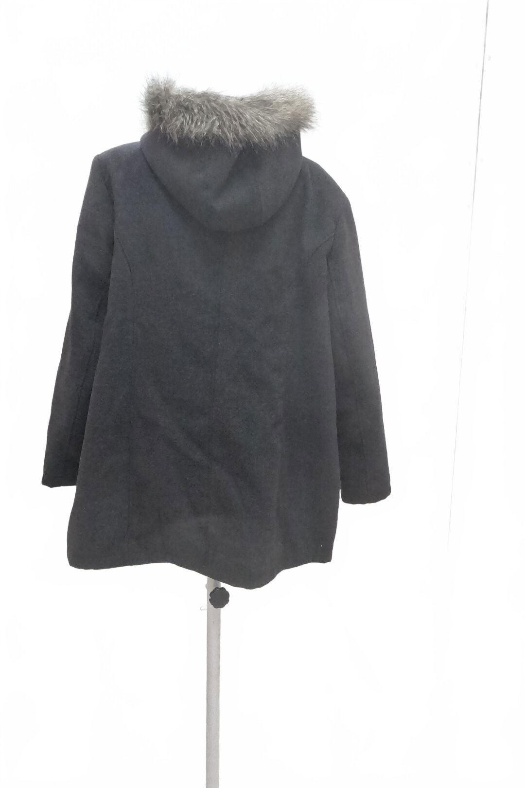 Dámský zimní kabát Bpc Bonprix Collection, barva šedá, velikost 48