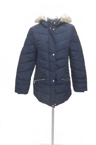 Dievčenská zimná bunda Primark, farba modrá, veľkosť 14-15 r