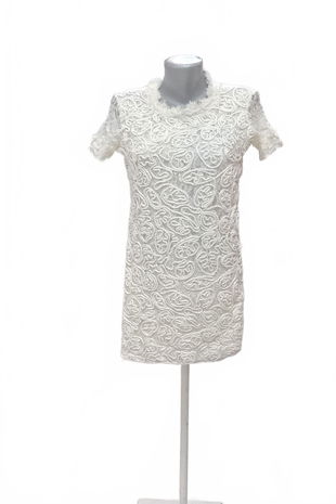 Dámske šaty Zara, farba biela, veľkosť S