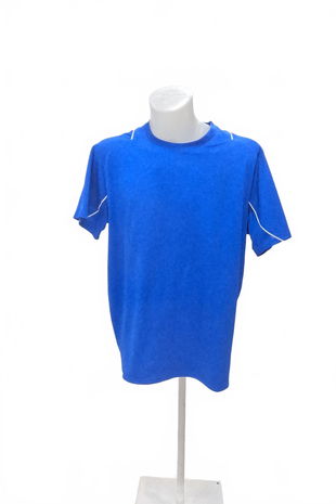 Pánské tričko Genesis bez potisku, barva modrá, velikost XL