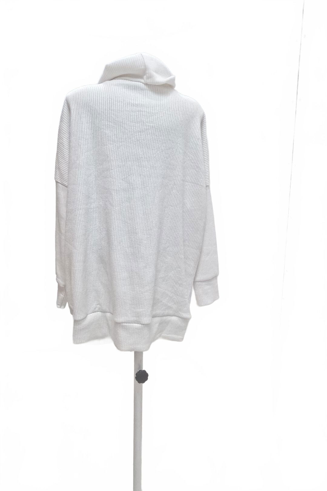 Dámská mikina Genesis bez potisku, barva bílá, velikost 3XL