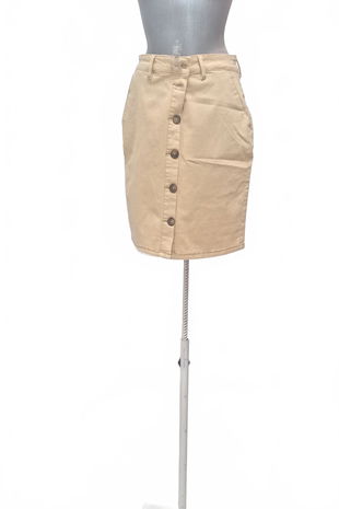Dámska sukňa Reserved, farba béžová, veľkosť 38