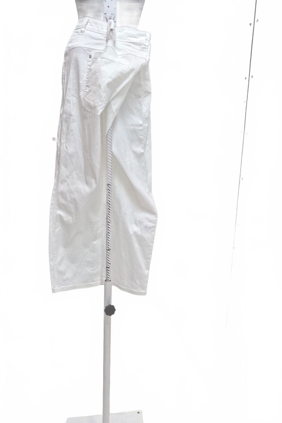 Dámské kalhoty Street One, barva bílá, velikost XL