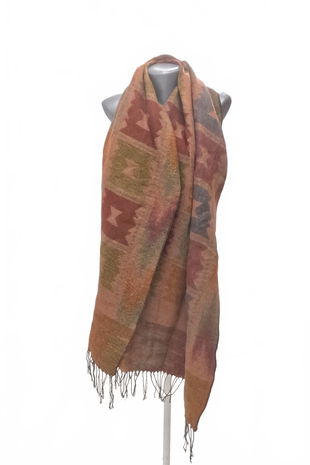 Dámská šála Genesis, barva vzorovaná