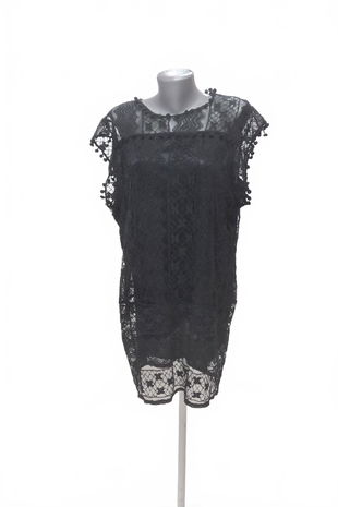 Dámske šaty Genesis, farba čierna, veľkosť 5XL