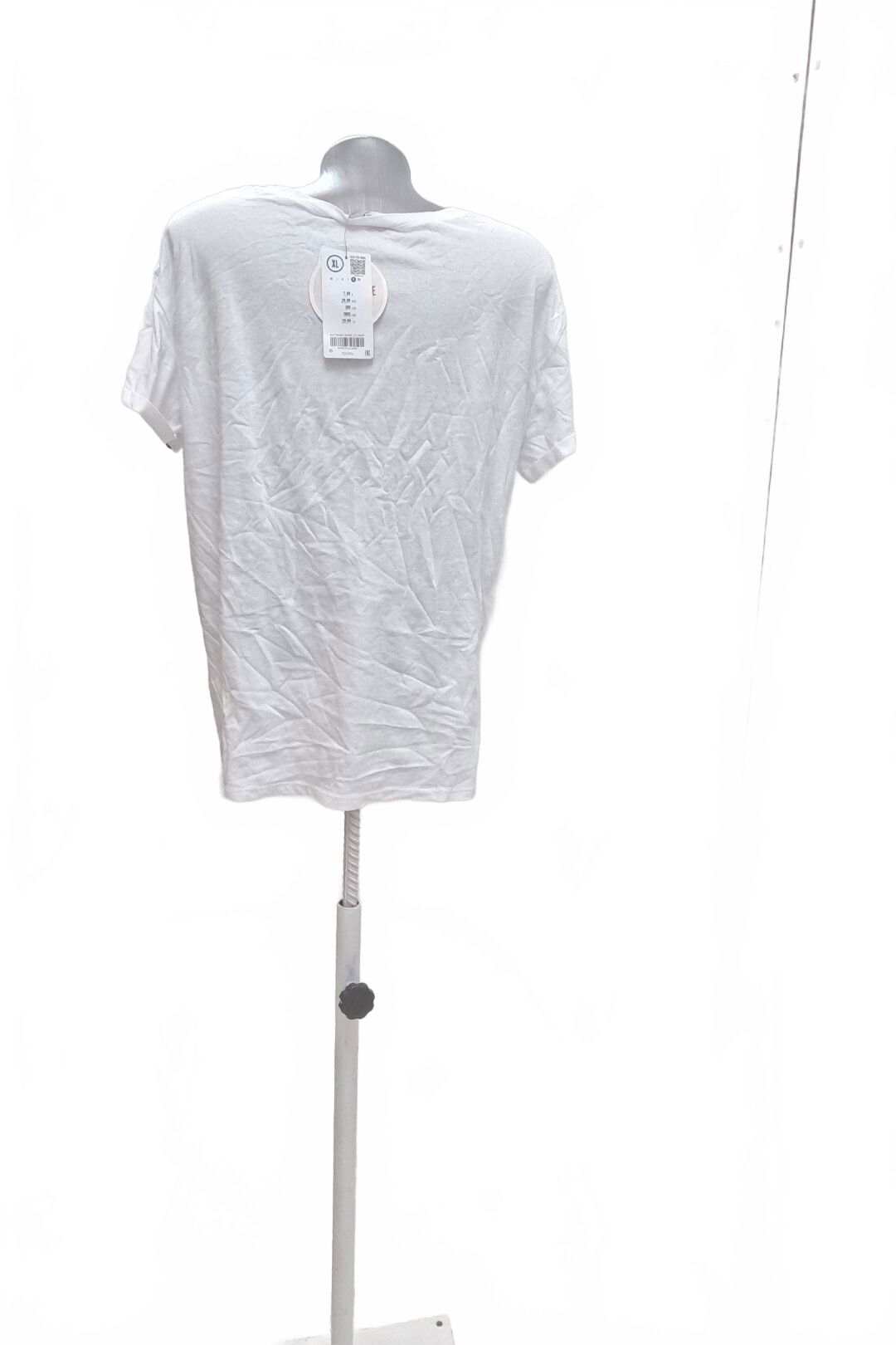 Dámské tričko Orsay s potiskem, barva bílá, velikost XL