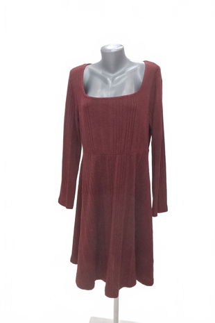 Dámské šaty Shein, barva bordó, velikost 2XL