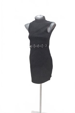 Dámske šaty Divided, farba čierna, veľkosť 38