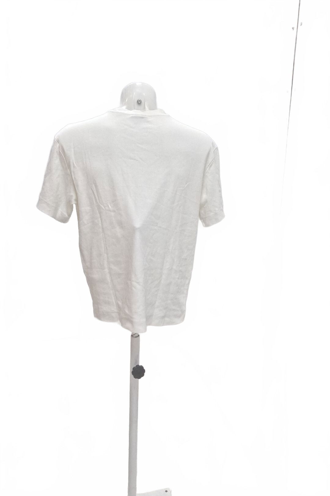 Pánské tričko H&M bez potisku, barva bílá, velikost M