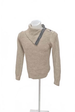 Pánský svetr Celio*, barva béžová, velikost M