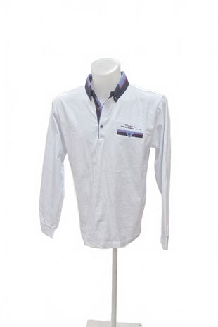 Pánské tričko Genesis bez potisku, barva bílá, velikost L