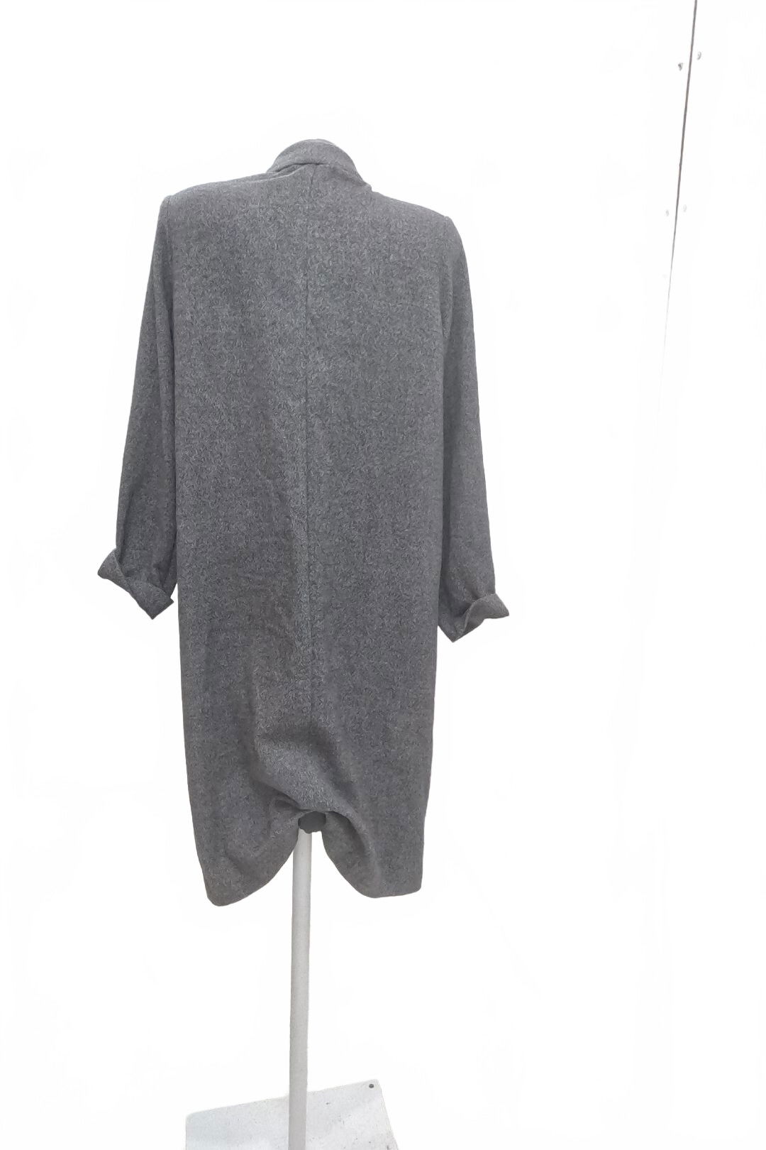 Dámsky kabát H&M, farba sivá, veľkosť 34