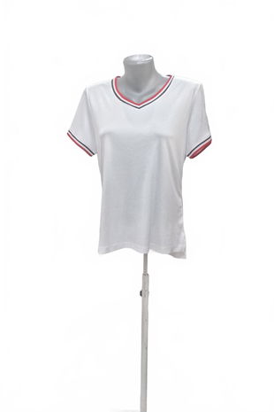 Dámske tričko Crane bez potlače, farba biela, veľkosť 42