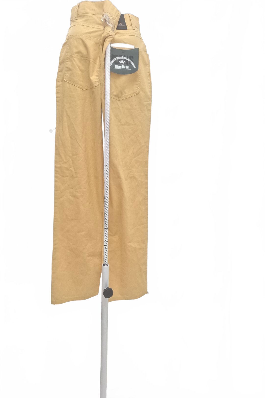 Pánské kalhoty Genesis, barva žlutá, velikost 48