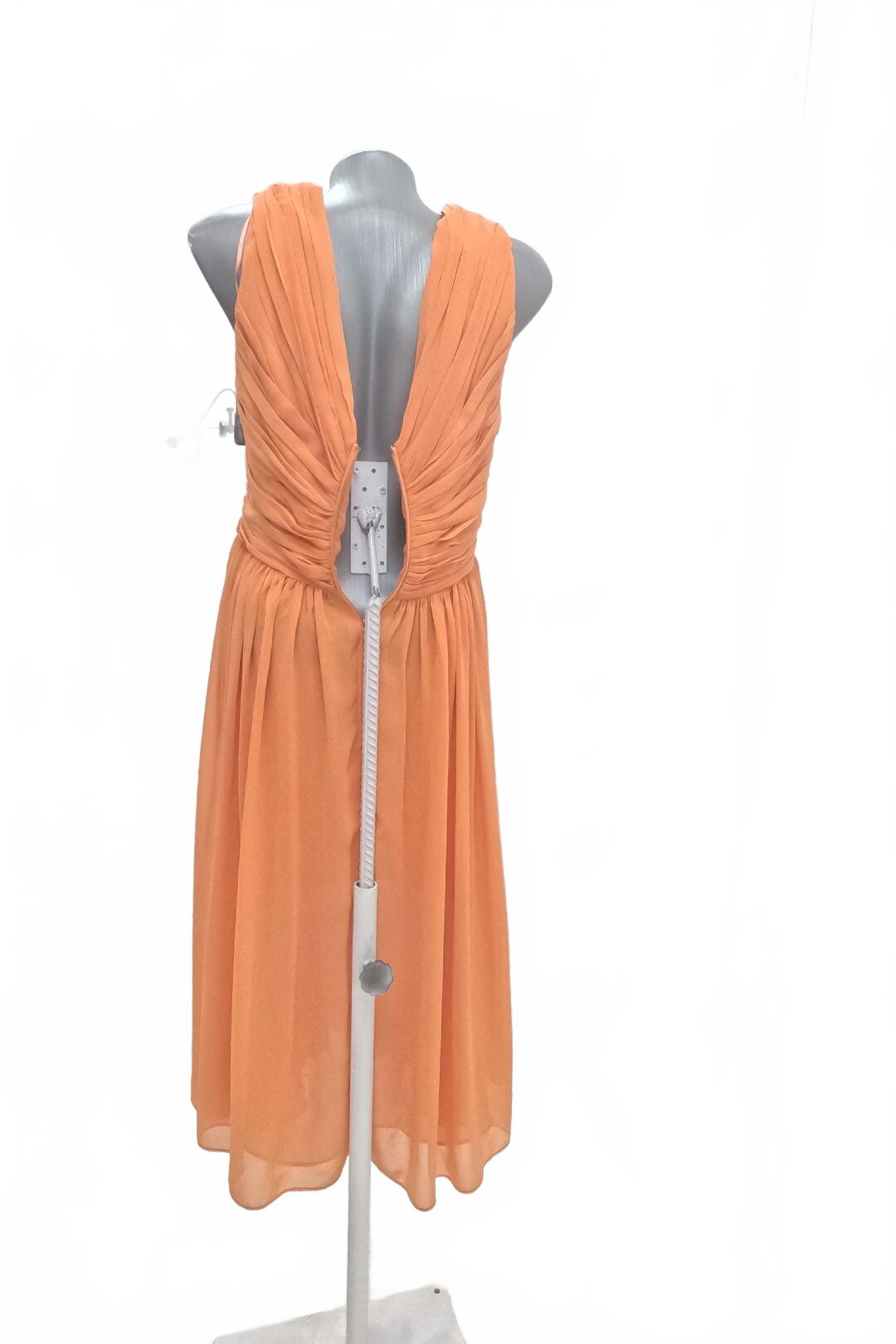 Dámské šaty Mango, barva oranžová, velikost XL