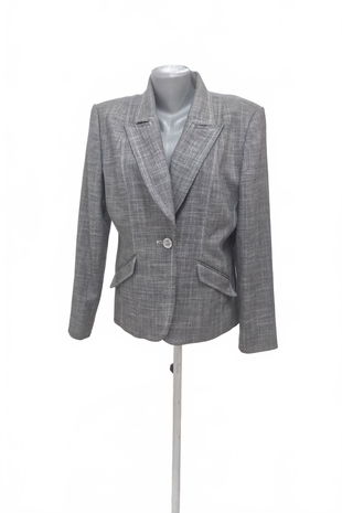 Dámské sako Yves Tanguy, barva šedá, velikost 46