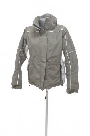 Dámska zimná bunda Alpine Pro, farba khaki, veľkosť S