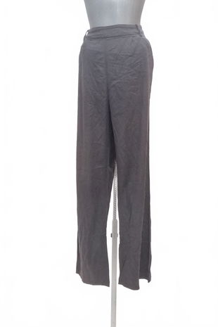 Dámské kalhoty Lindex, barva šedá, velikost 46