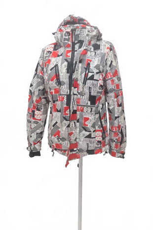 Pánská zimní bunda Genesis, barva vzorovaná, velikost L