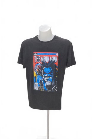 Pánské tričko Genesis s potiskem, barva černá, velikost 2XL