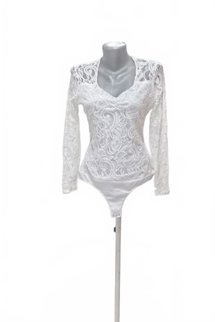 Dámske body Bpc Selection, farba biela, veľkosť L