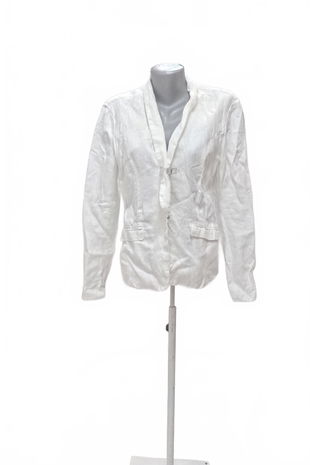 Dámske sako Timeout, farba biela, veľkosť 40