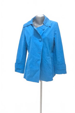 Dámsky kabát Per Una, farba modrá, veľkosť 44