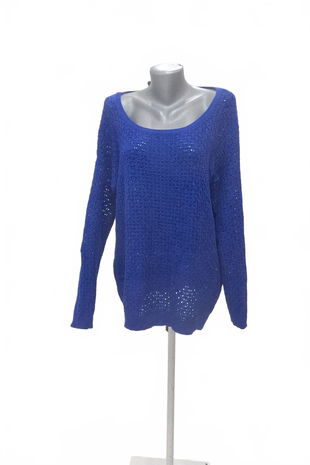 Dámský svetr Yessica, barva modrá, velikost XL
