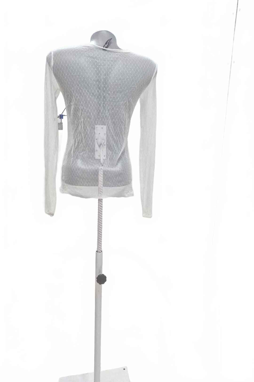 Dámske tričko Jean Pascale bez potlače, farba biela, veľkosť XS