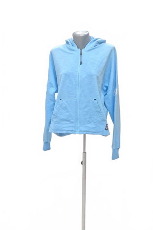 Dámská mikina Epister s potiskem, barva modrá, velikost 2XL