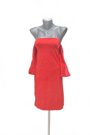 Dámske šaty Adidas, farba červená, veľkosť 42