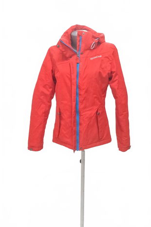 Dámska zimná bunda Alpine Pro, farba červená, veľkosť M