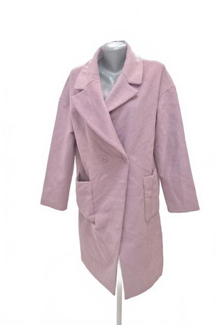 Dámsky kabát Amisu, farba ružová, veľkosť 38