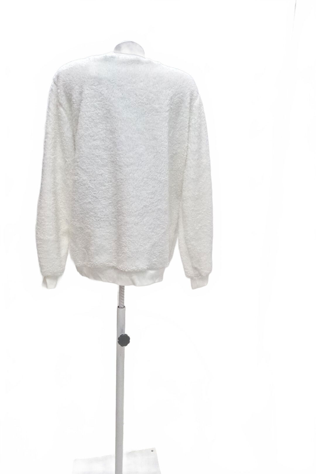 Dámská mikina Janina s potiskem, barva bílá, velikost XL