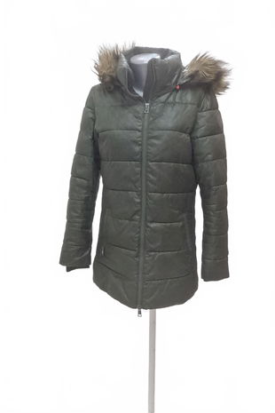 Dámska zimná bunda S.oliver, farba khaki, veľkosť 36