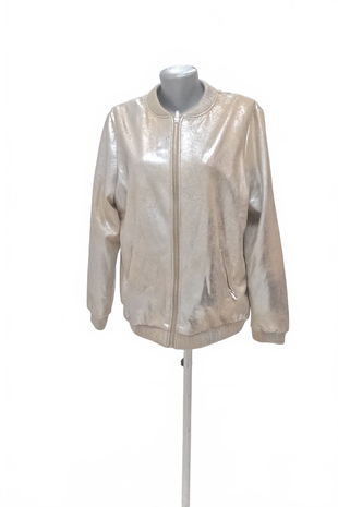 Dámska bunda Page One, farba béžová, veľkosť 44