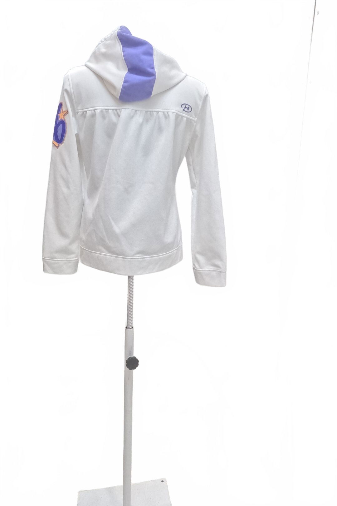 Dievčenská mikina Genesis s potlačou, farba biela, veľkosť 16 r