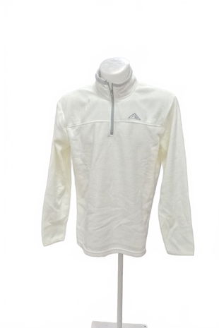 Pánská mikina Atlas For Men bez potisku, barva bílá, velikost L