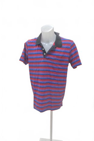 Pánské tričko Livergy bez potisku, barva pruhovaná, velikost L