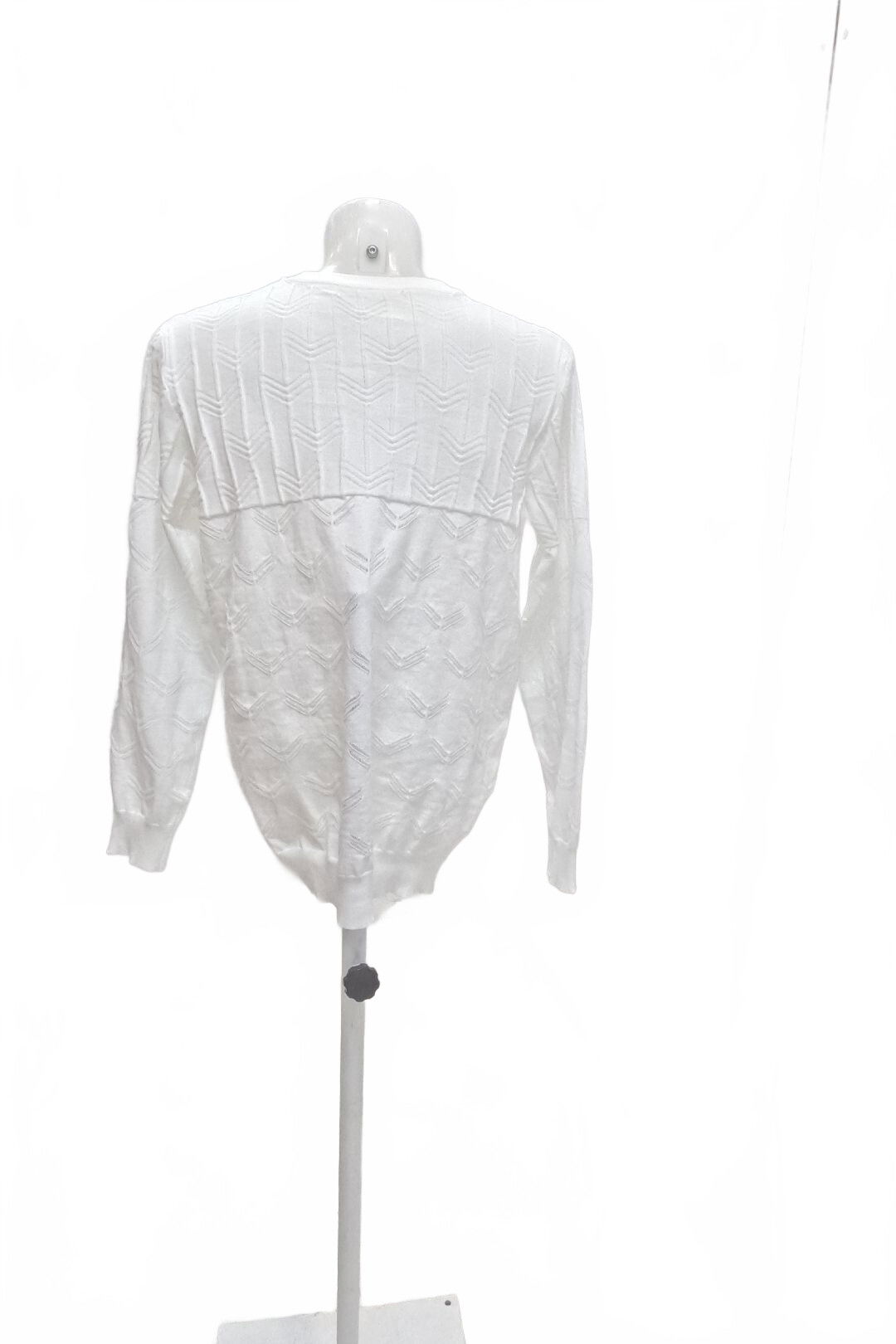 Pánský svetr Shein, barva bílá, velikost L